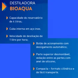Destiladora Bioaqua SV D700