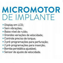 Micromotor Elétrico Implante Pross
