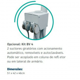 Kit BV 4 (2 Suctores Acionamento Automático) Saevo