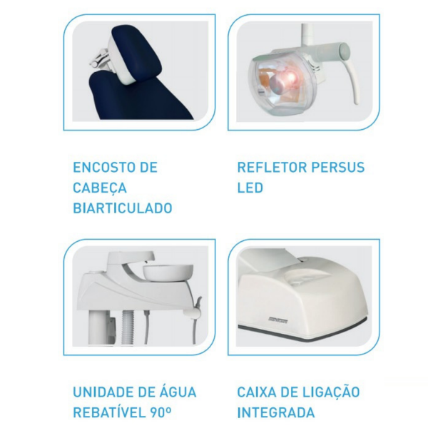 Croma Cart com Mocho Odontológico
