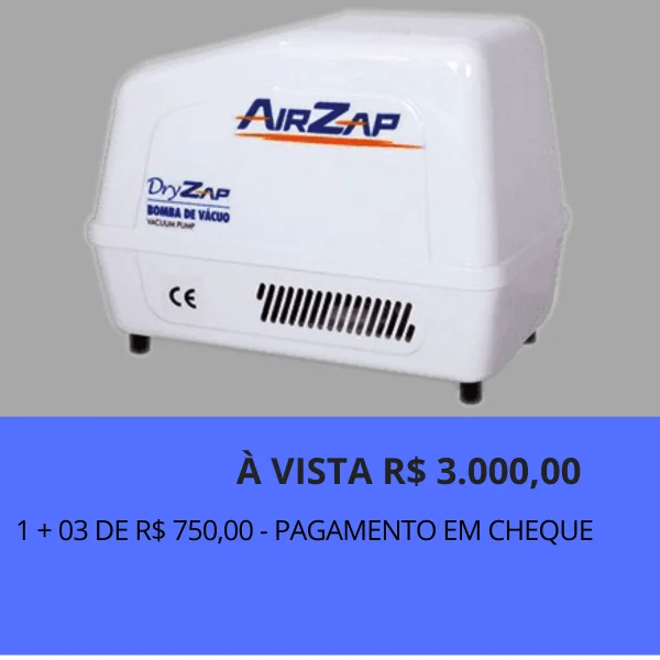 Bomba de Vcuo DryZap Com Proteo AirZap - LTIMA SHOW ROOM