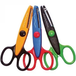 TESOURA DE PICOTAR - GABIGU - CORES SORTIDAS