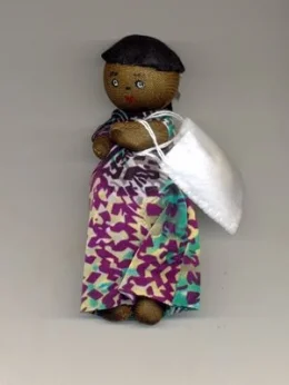 BONECA ME GRVIDA NEGRA