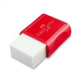 BORRACHA - FABER-CASTELL MAX - PLSTICA - VERMELHA