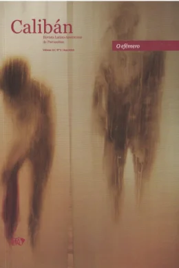 O EFMERO (CALIBN - REVISTA LATINO-AMERICA DE PSICANLISE VOLUME 18 N 2 ANO 2020)
