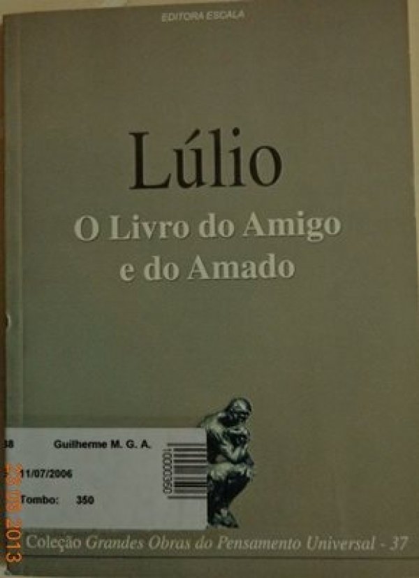 O LIVRO DO AMIGO E DO AMADO