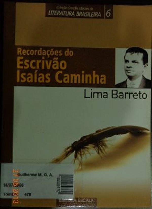 RECORDAÇÕES DO ESCRIVÃO ISAÍAS CAMINHA