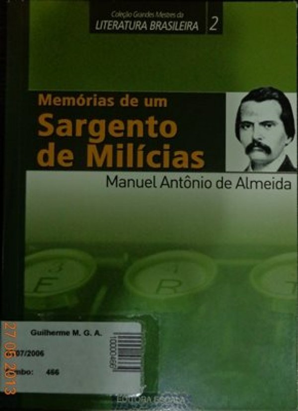 MEMÓRIAS DE UM SARGENTO DE MILÍCIAS
