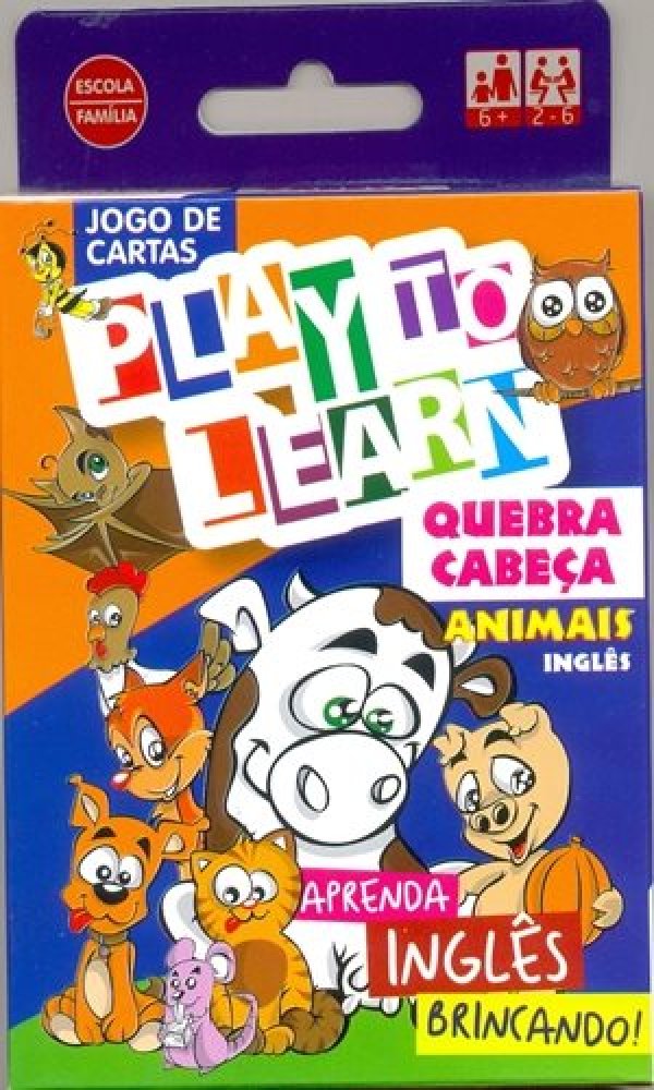 QUEBRA - CABEÇA ANIMAIS (INGLÊS)