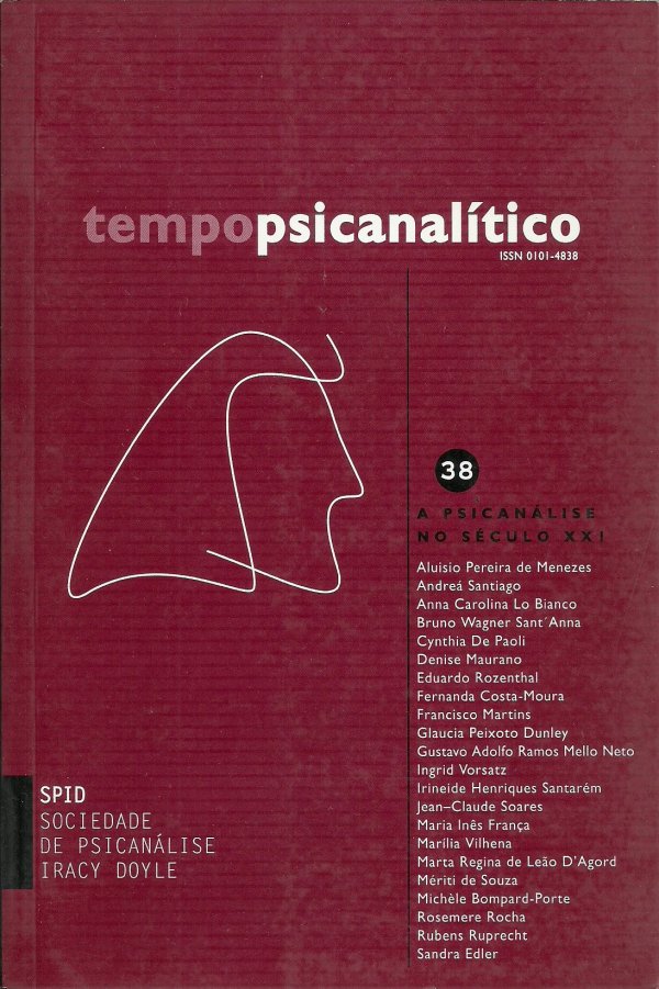 TEMPO PSICANALÍTICO - A PSICANÁLISE NO SÉCULO XXI (38)