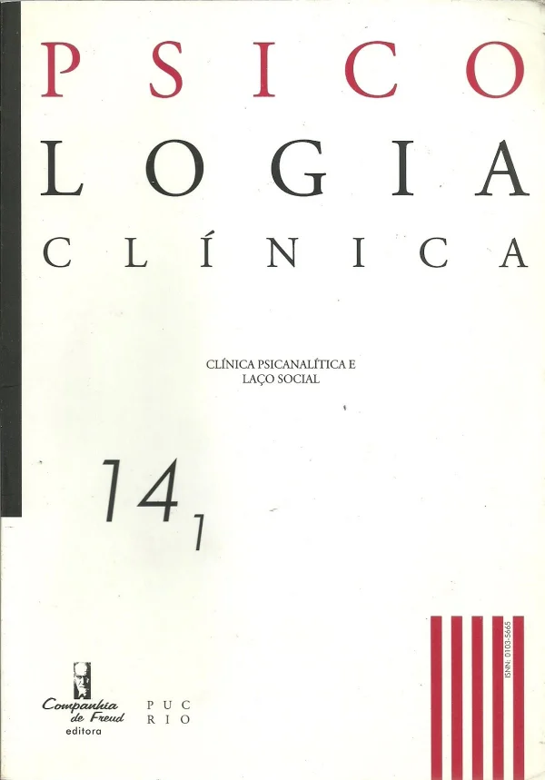 PSICOLOGIA CLNICA - CLNICA PSICANALTICA E LAO SOCIAL (14.1)