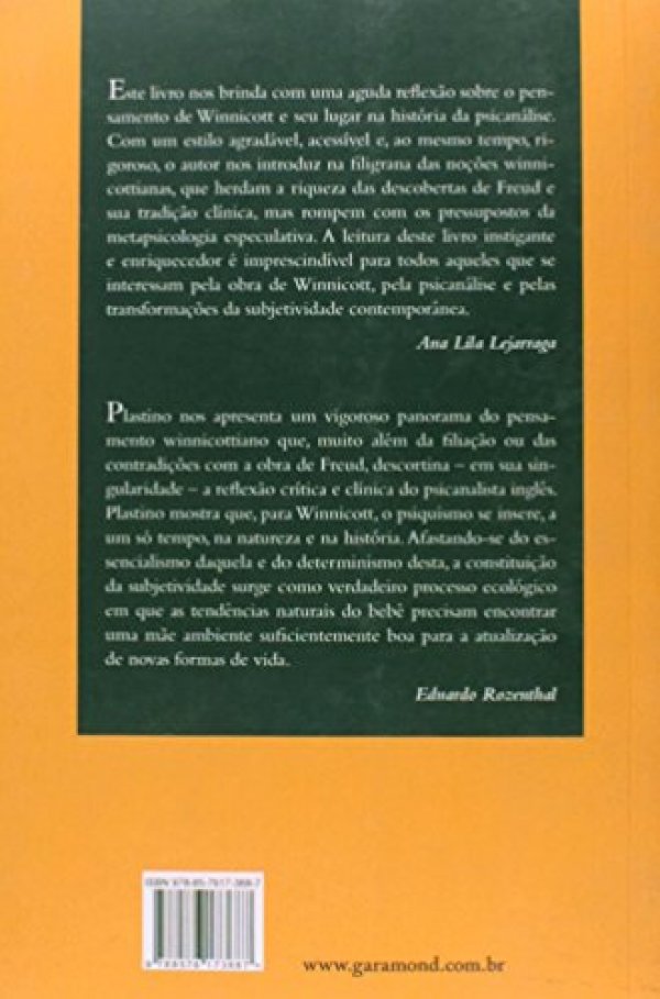 Vida, Criatividade e Sentido no Pensamento de Winnicott