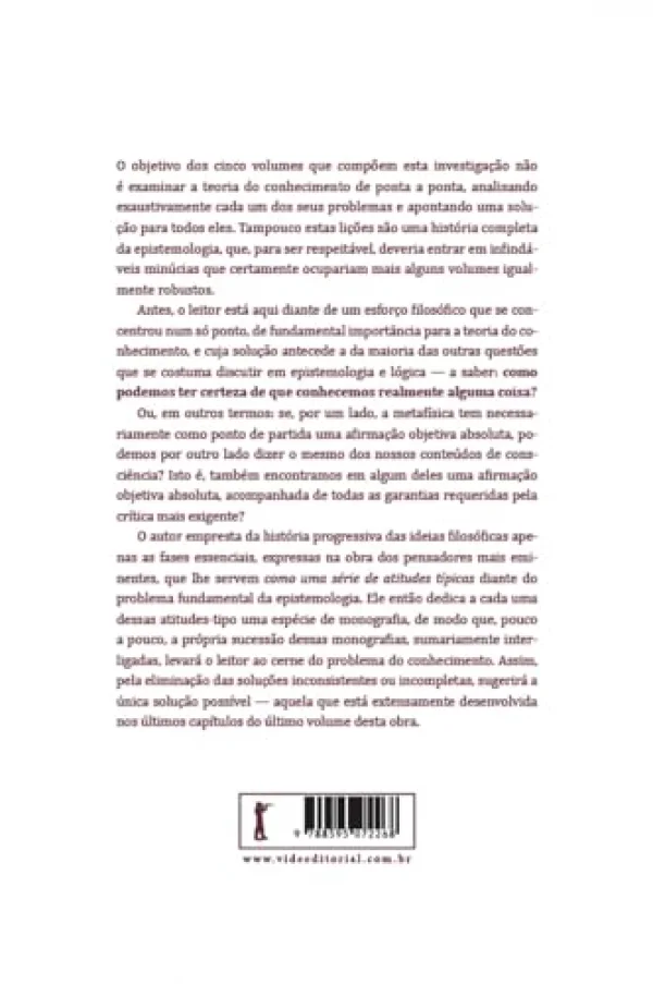 O ponto de partida da metafsica - Caderno 2: O conflito entre racionalismo e empirismo na filosofia moderna, antes de Kant