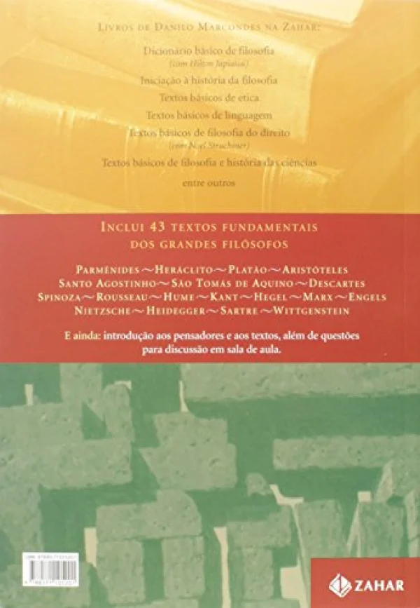 Textos bsicos de filosofia: Dos pr-socrticos a Wittgenstein