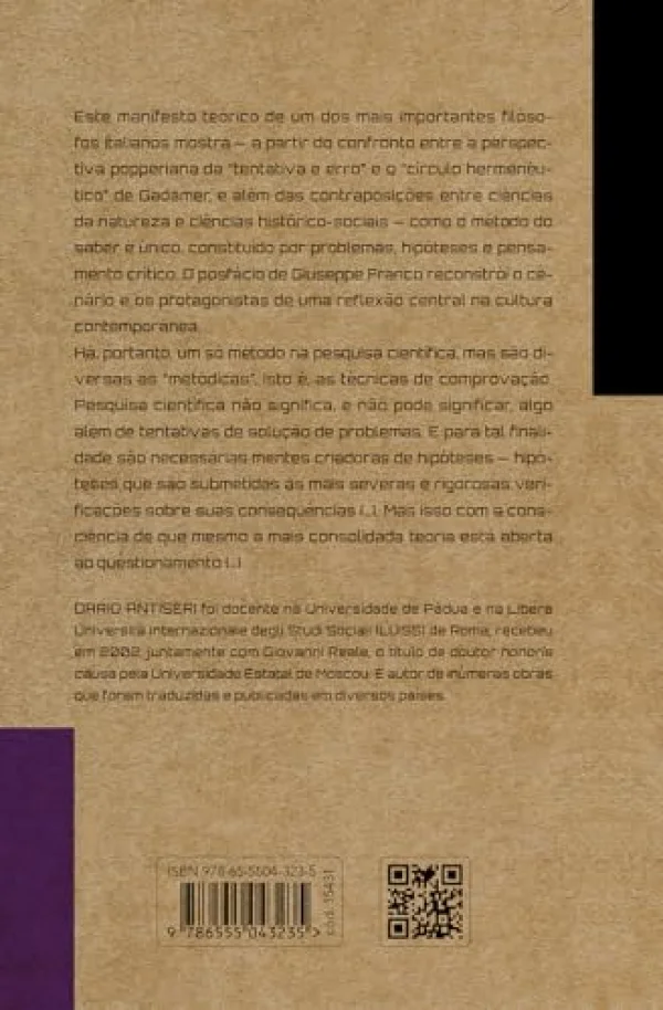 Epistemologia e hermenutica: O mtodo da cincia aps Popper e Gadamer: 1