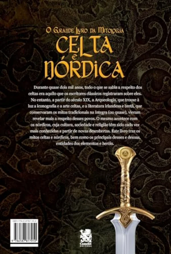 O Grande Livro da Mitologia Celta e Nrdica: Capa Especial + Marcador Pginas