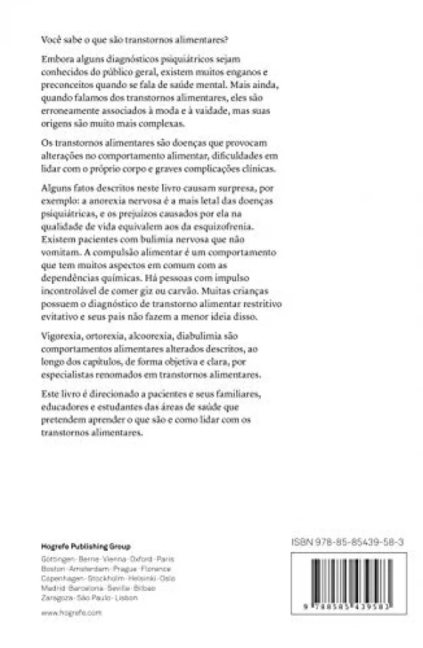 Como Lidar com os Transtornos Alimentares: Guia Prático Para Familiares e Pacientes