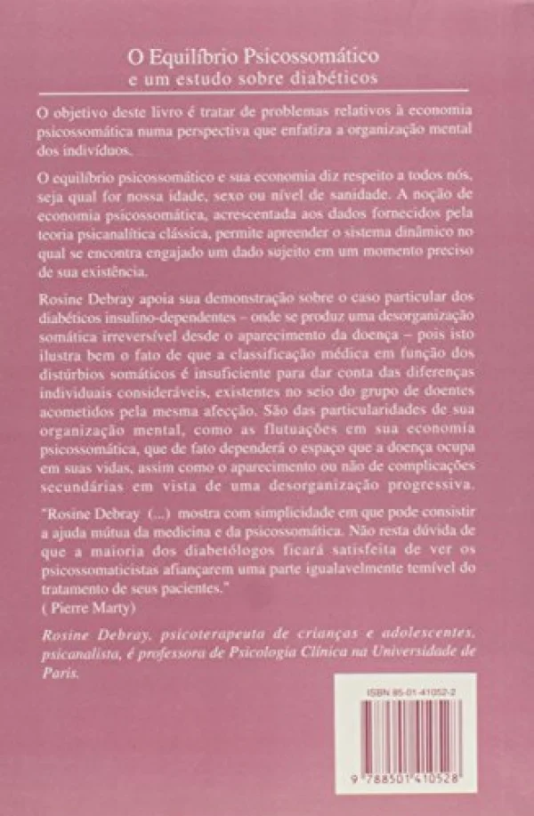 O Equilbrio Psicossomtico: e um Estudo Sobre Diabticos