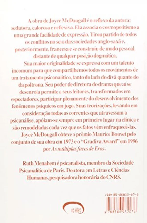 Joyce MacDougall. Psicanalistas de Hoje