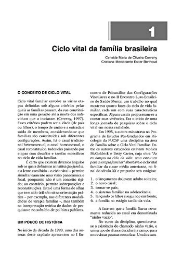 Manual de Terapia Familiar: Volume 1