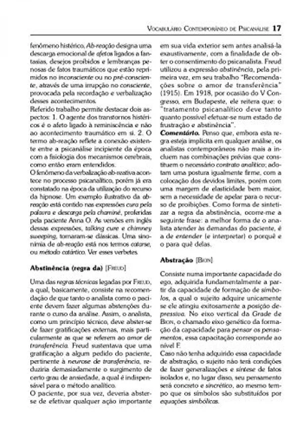 Vocabulrio Contemporneo de Psicanlise