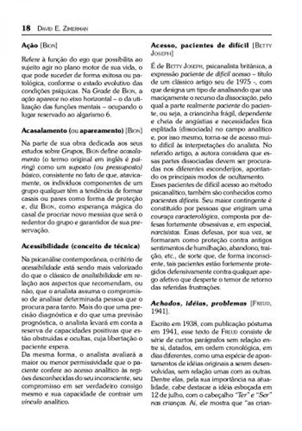 Vocabulrio Contemporneo de Psicanlise