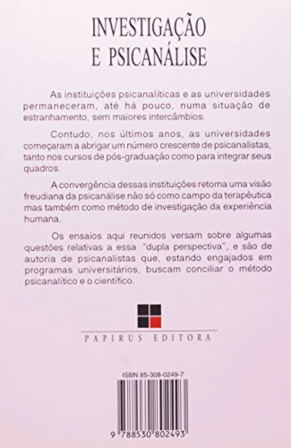 Investigao E Psicanlise
