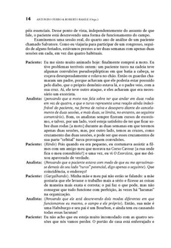 Campo Anal�tico: Um Conceito Cl�nico