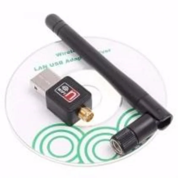 Adaptador USB Wireless Com Antena Grande WL-802 - Shinka