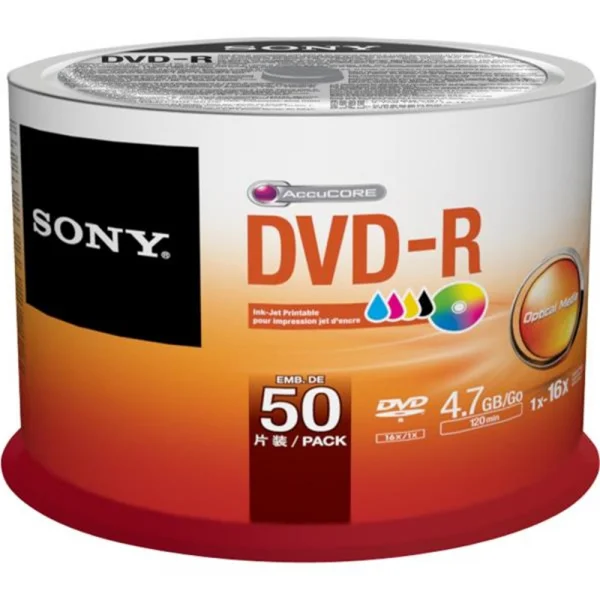 Midia Dvd-R 120 Min 4.7Gb 16X Sony / Multilaser Unidade