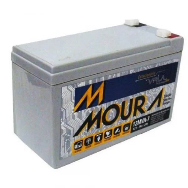 Bateria Selada para Nobreak 12V 7Ah - Moura