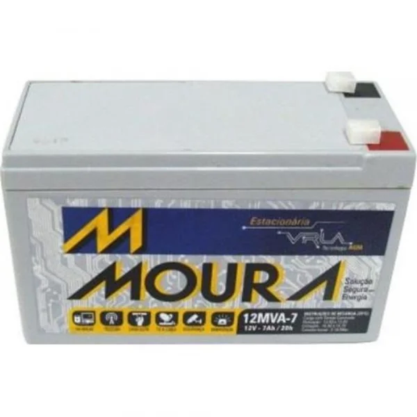 Bateria Selada para Nobreak 12V 7Ah - Moura