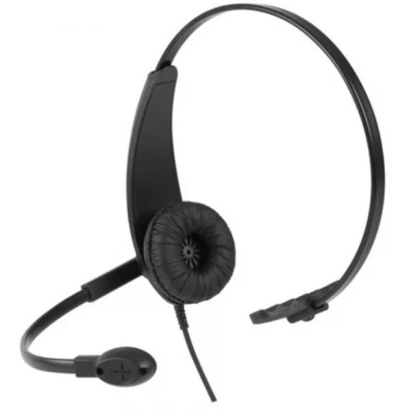Telefone Com Headset Mono-auricular Intelbras HSB 50 Preto
