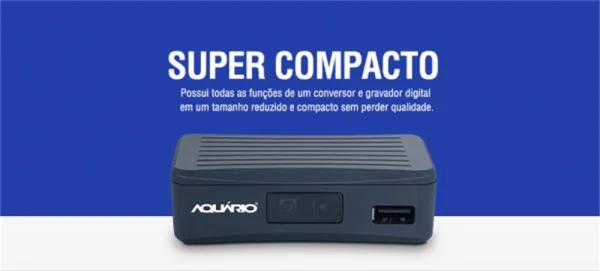 Conversor Digital E Gravador Aquario DTV-4000