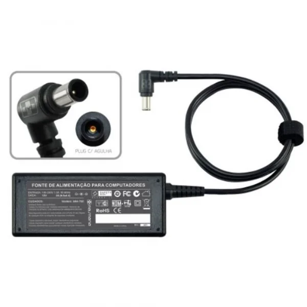Fonte Para Monitor ( LG ) 12V 3A Plug 6.5x4.4mm