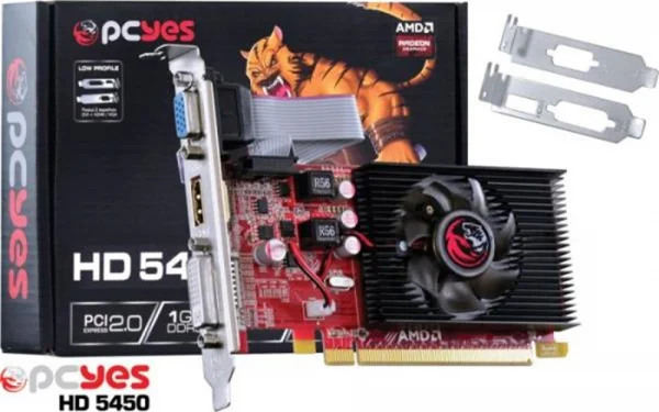 Placa de Vdeo GPU 1Gb HD5450 DDR3 64 Bits C/Cooler Pcyes