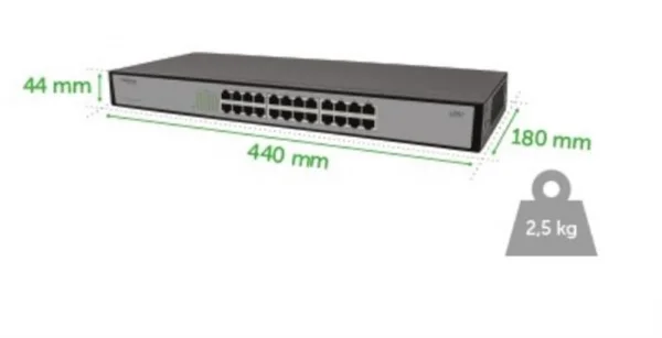 Switch 24 Portas Fast (10/100Mbps) Intelbras SF 2400 QR+