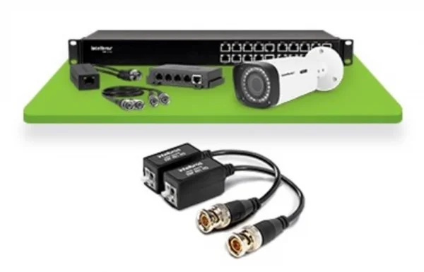 Conector Balun Xbp 401 CFTV Intelbras