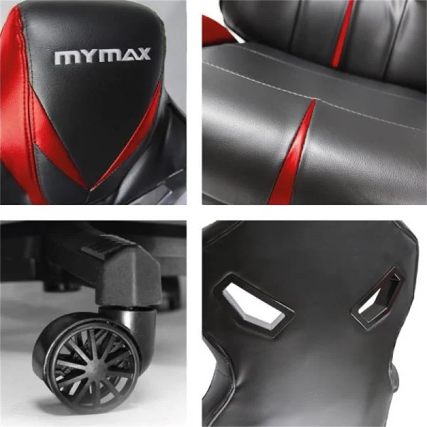 Cadeira Gamer Mymax MX8 Vermelho e Preto MGCH-8170/BK-RD