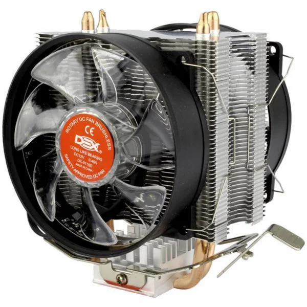 Cooler de Processador Intel e AMD Duplo Fans Vermelho DX-9115D