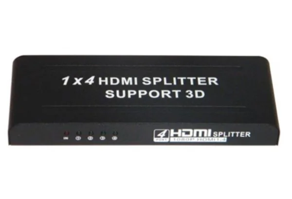 Switch Splitter HDMI v1.4 - 4 Entradas x 1 Sada