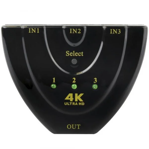 Switch Splitter HDMI v1.4 - 3 Entradas x 1 Sada (Lua)