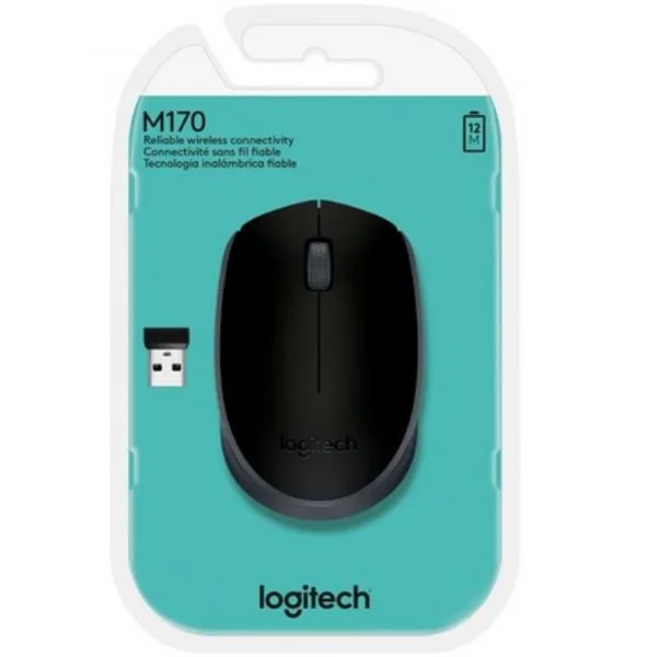 Mouse Sem Fio Logitech M170 Preto 910-004425