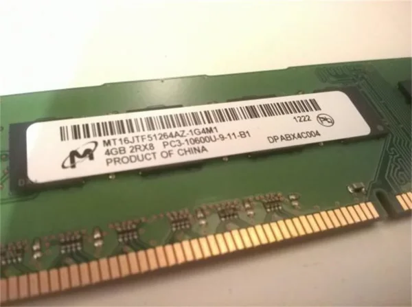 Memoria para Desktop DDR3 4GB 1333Mhz Micron / Hynix / Samsung