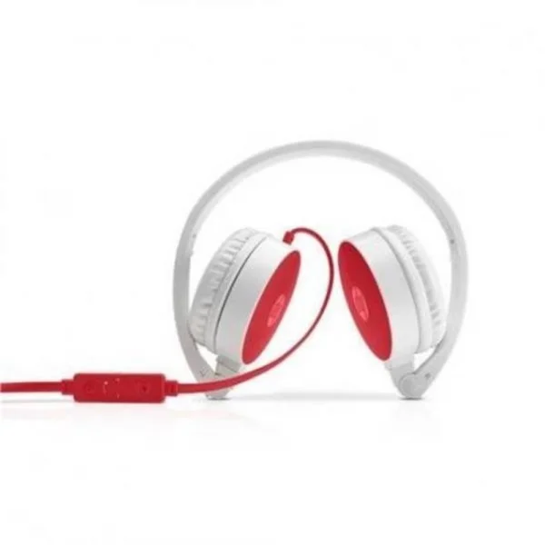 Fone De Ouvido Com Microfone HP Dobravl H2800 vermelho