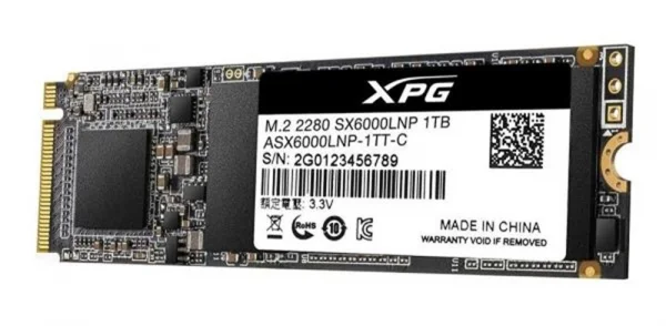 HD SSD de 1TB M.2 2280 NVMe Adata XPG SX6000 - ASX6000LNP-1TT-C