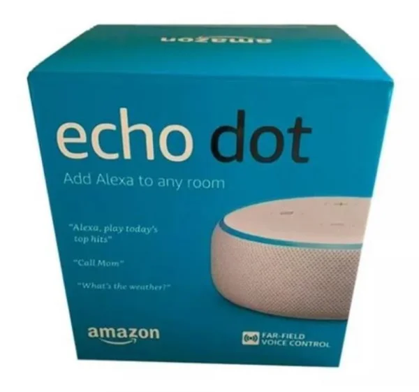 Caixa de som Amazon Echo Dot Alexa 3 Geracao Silver