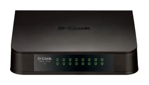 Switch 16 Portas Fast (10/100Mbps) D-Link  DES-1016A