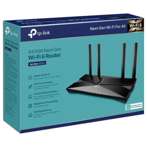 Roteador Wireless 1200Mbps Tp-Link Archer AX1500 AX10