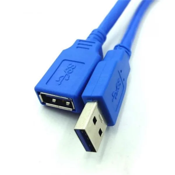 Cabo Extensor USB3.0 3 Metros Azul Portas A/M x A/F